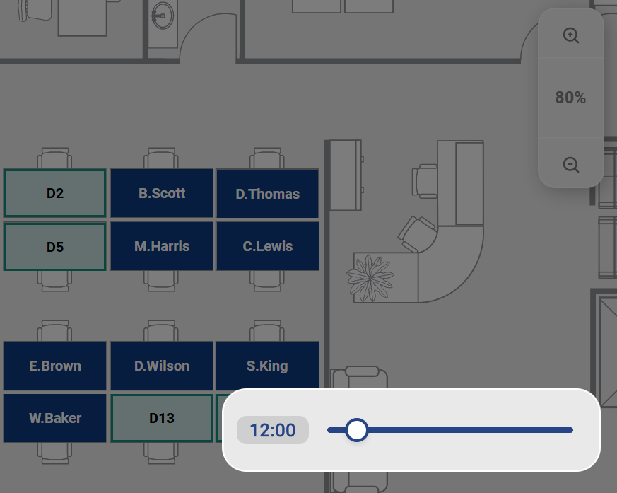 Ronspot admin panel tip 2 - Time slider