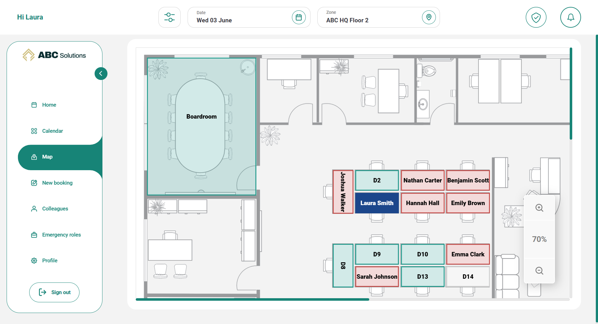 New Ronspot web app - Map